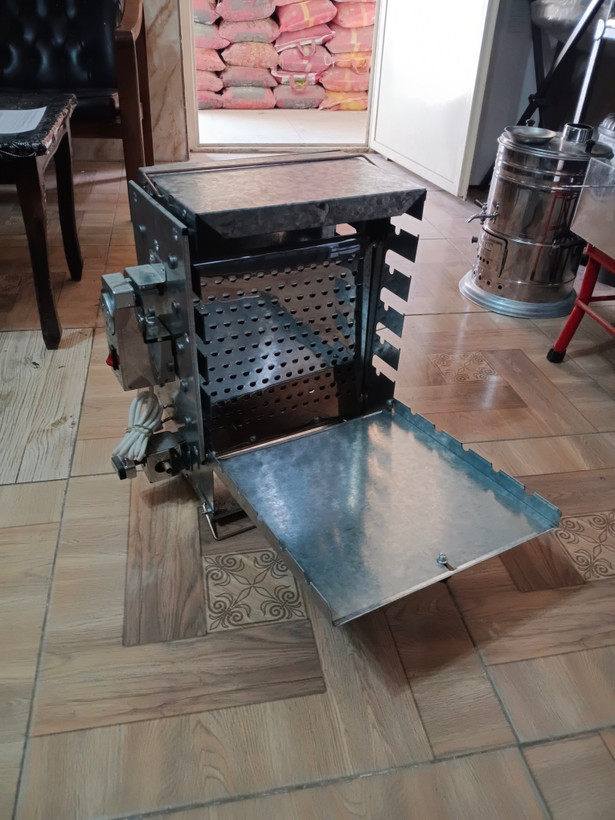 کباب پز گازی ایستاده موتور دار هیزم مدل H10