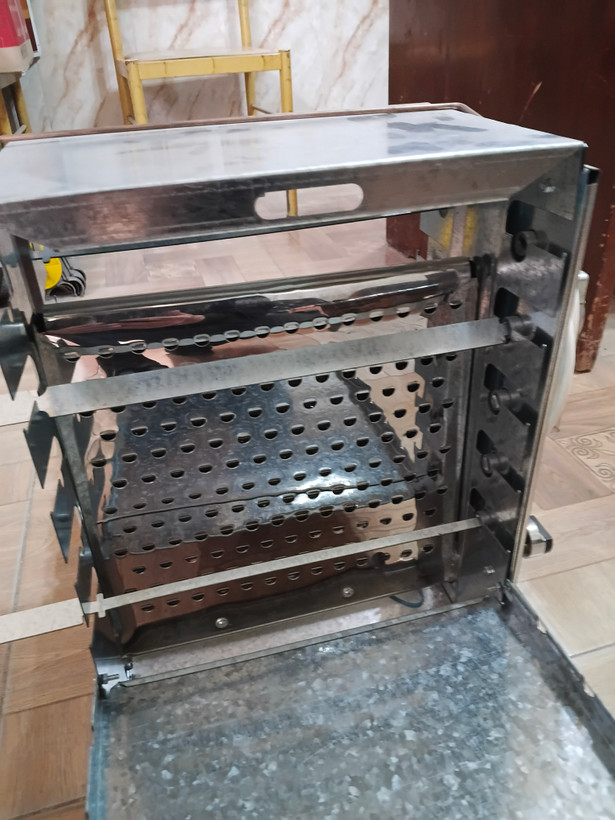 کباب پز گازی ایستاده موتور دار هیزم مدل H10