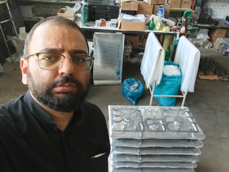 اجاقگاز 3 شعله صفحه استیل ترمو کوپل دار سوپر سان مدل تخت نیکان